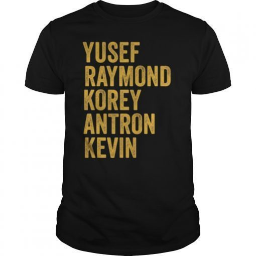 Yusef Raymond Korey Antron & Kevin Netflix When They See Us Shirt