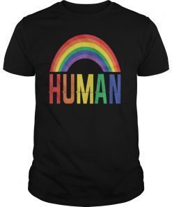 cheapest price and high quality .. Human Flag LGBT Gay Pride Month Transgender T-Shirt