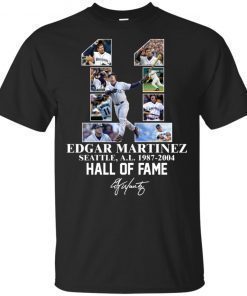 11 Edgar Martinez seattle AL 1987 2004 hall of fame shirt