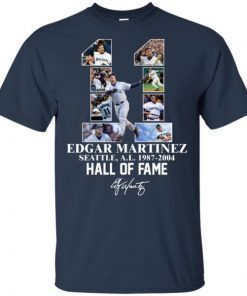 11 Edgar Martinez seattle AL 1987 2004 hall of fame shirts