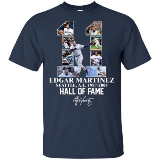 11 Edgar Martinez seattle AL 1987 2004 hall of fame shirts