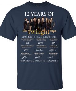 12 Years Of The Twilight Saga shirts