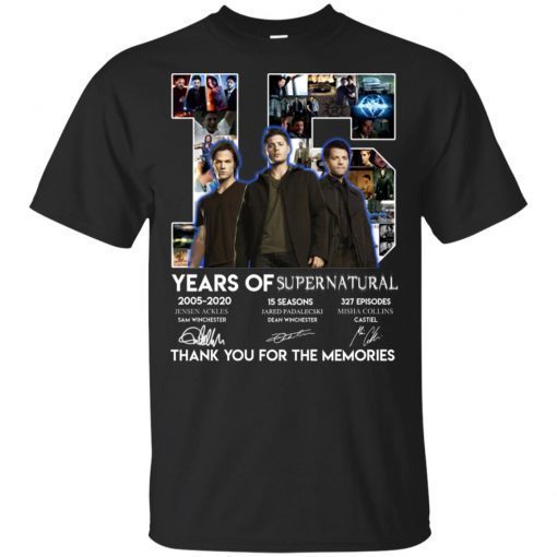 15 years of Supernatural shirt