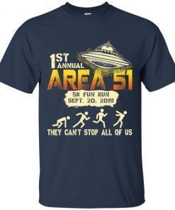 1ST Annual Area 51 5k Fun Run SEPT. 20, 2019 T-Shirt