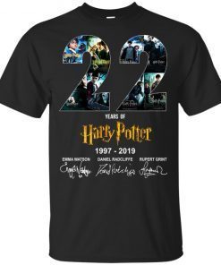 22 Years Of Harry Potter shirts