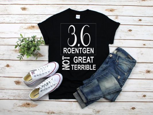 3.6 Roentgen Not Great Not Terrible T-shirt, Chernobyl T-shirt, Unisex T-Shirt