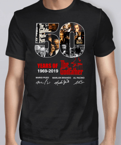 50 Years Of The Godfather 1969 2019 Signature Shirt
