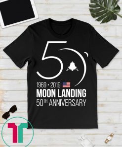 50th Anniversary Apollo 11 Moon Landing 1969 Tee Shirt, Apollo Anniversary