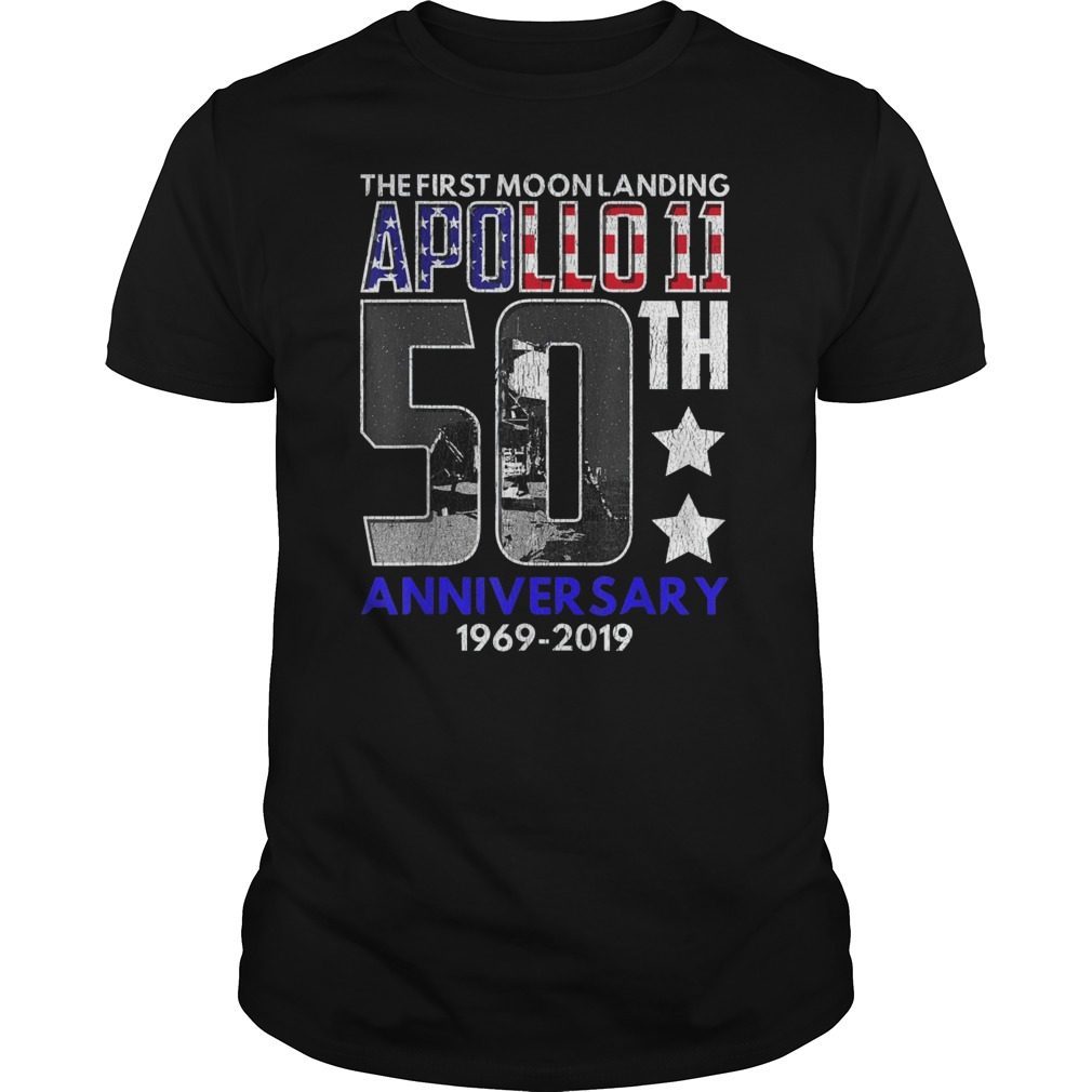 50th Anniversary Moon Landing Apollo 11 1969 - 2019 T-Shirt