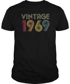 50th birthday vintage 1969 shirt