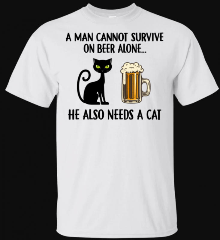 A man Cannot Survive On Beer Alone..