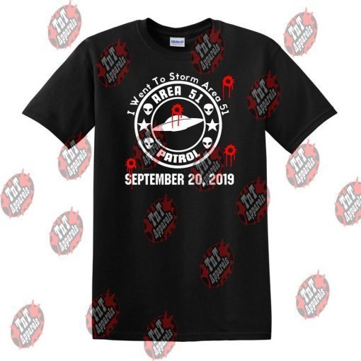 Alien Storm Area 51 September 20 T Shirt Tee
