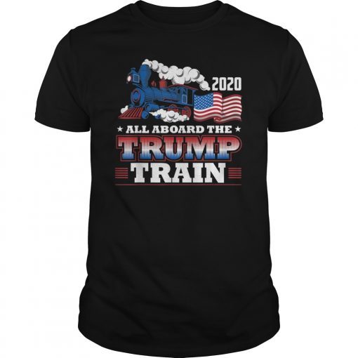 All aboard the trump train Tee shirt
