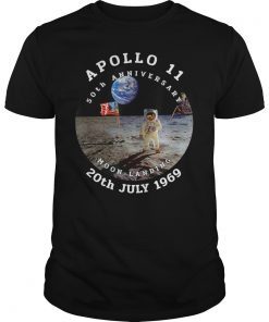 Apollo 11 50th Anniversary Moon Landing 1969 2019 T-Shirts