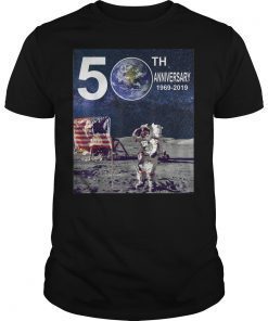 Apollo 11 50th Anniversary Moon Landing 1969 2019 Tee Shirt
