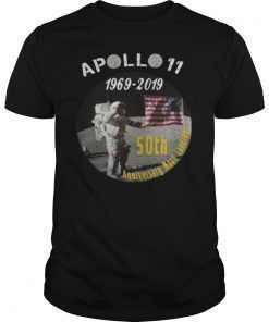 Apollo 11 50th Anniversary Moon Landing t shirt-Nasa Moon Space shirt