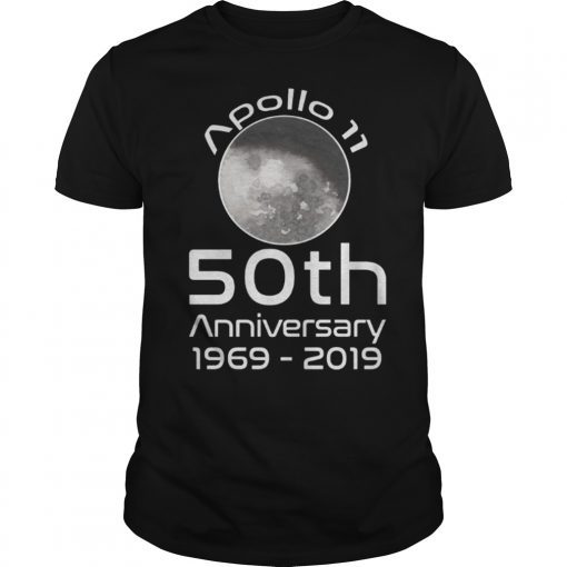 Apollo 11 50th Anniversary TShirt, 50th Anniversary Moon Landing Shirt