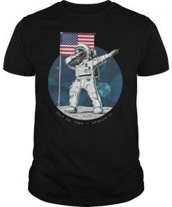 Apollo 11, Dabbing Astronaut, 50th Anniversary 1969-2019, Moon Landing Gift T-Shirt