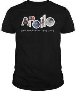 Apollo 11 Moon Landing 50th Anniversary T Shirts
