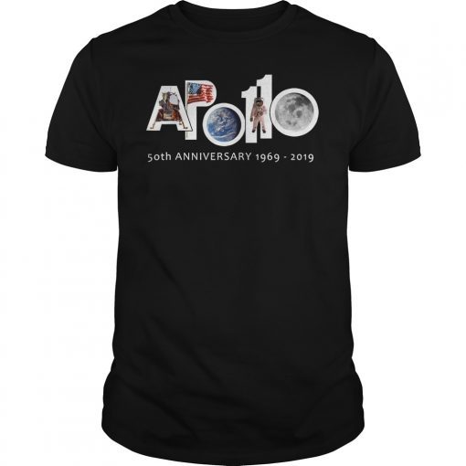Apollo 11 Moon Landing 50th Anniversary T Shirts