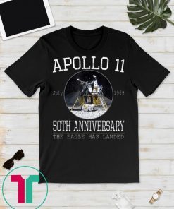 Apollo 11 Moon Landing T Shirt 50th Anniversary 1969 2019 Gift T-Shirts