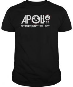 Apollo 11 Moon Landing T Shirt 50th Anniversary 1969 2019 Tee Shirts