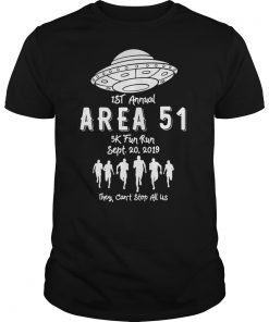 Area 51 5K Fun Run Gift Tee shirt