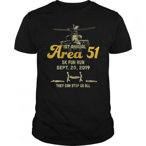 Area 51 5K Fun Run Vintage T-Shirt