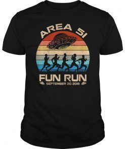 Area 51 Fun Run Shirt September 20 2019 Vintage Gifts T-Shirt