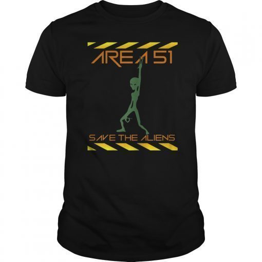 Area 51 Save the Aliens 5k Fun Run They can`t stop all of us T-Shirt