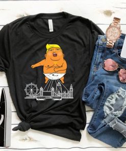 Baby Trump Balloon London T-shirt Funny Anti Trump shirt Baby Trump Donald Trump London Floss Dance Trump shirt