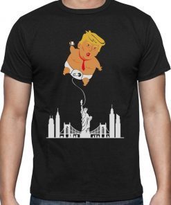 Baby Trump Balloon USA Funny Anti Trump T-Shirt