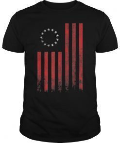 Betsy Ross 4th of July Patriotic American US Flag T-Shirt