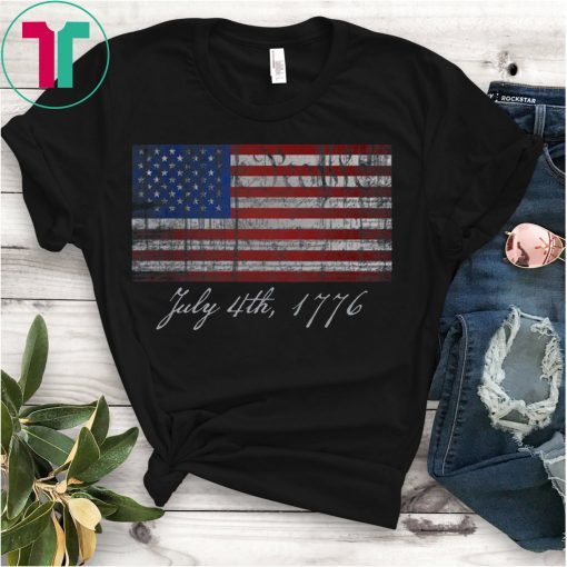 Betsy Ross American Flag 1776 Declaration T-Shirt