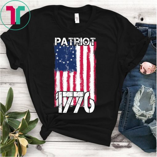 Betsy Ross American Flag T-Shirt Patriotic 1776 Shirt