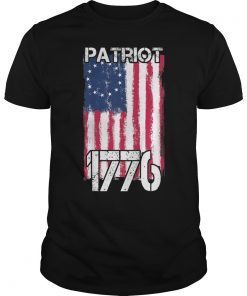 Betsy Ross American Flag T-Shirt Patriotic 1776