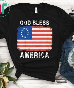 Betsy Ross God Bless Ameria Rush Limbaugh T-Shirt