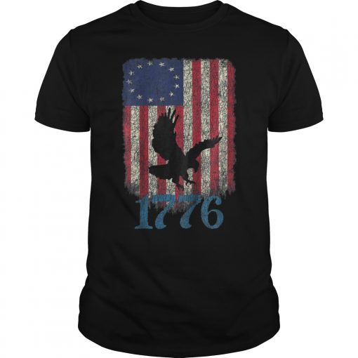 Betsy Ross Shirt 4th Of July American Flag Shirt 1776 Eagle