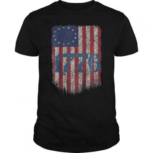 Betsy Ross Shirt 4th Of July American Flag T-Shirt