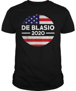 Bill De Blasio 2020 For President #blasio2020 T-Shirt