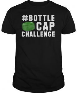 Bottle Cap Challenge Green Funny Challenge Outfit Gift Idea T-Shirt