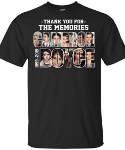 Cameron Boyce 1999-2019 Thank you for the memories hoodie, ls, t shirt