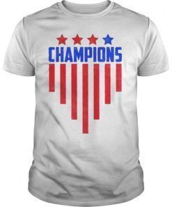 Champions USA Women's World Cup France 2019 Winners Gift Tee Shirt