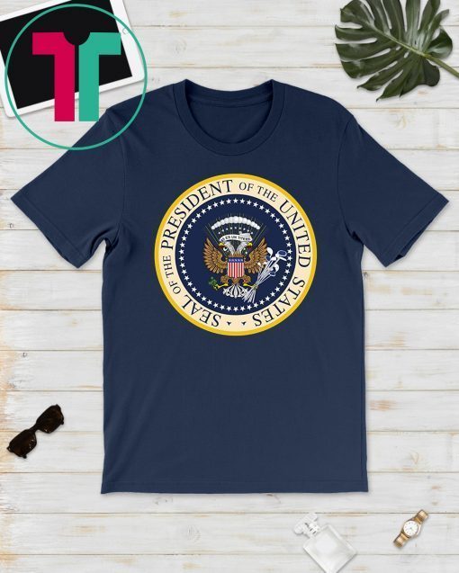 Charles Leazott’s Fake Presidential Seal Shirt