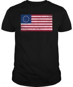 Distressed Betsy Ross Flag T-Shirt