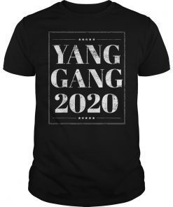 Distressed Yang Gang 2020 T-Shirt UBI Basic Income Gift Idea