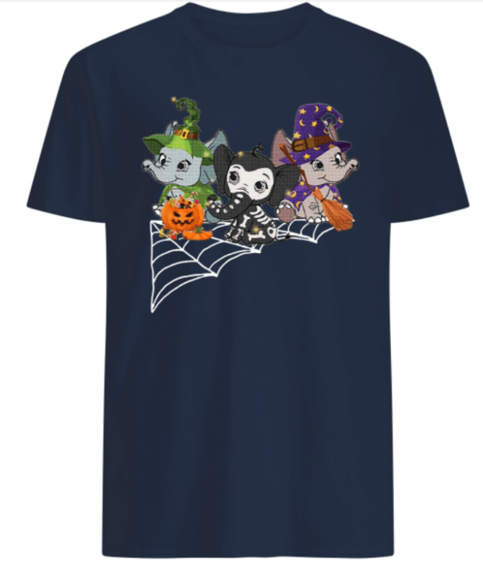 Elephants Witch Halloween shirts