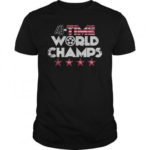 FOUR-TIME WORLD CHAMPS T-SHIRT