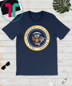 Fake Presidential Seal Charles Leazott’s Shirt