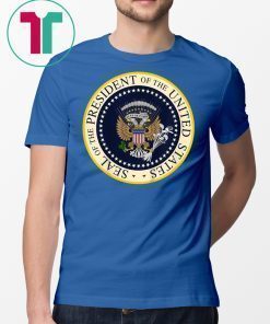 Fake Presidential Seal, Parody Presidential Seal, Anti Trump Shirt, Funny, Extremely Stable Genius, Charles Leazott, 45 is a Puppet